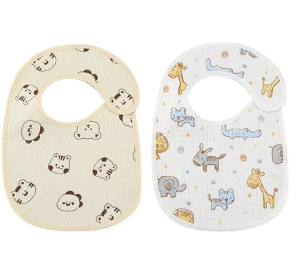 Adorable Waterproof Bib Set