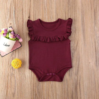 Classic Baby Girl Sunsuit Romper