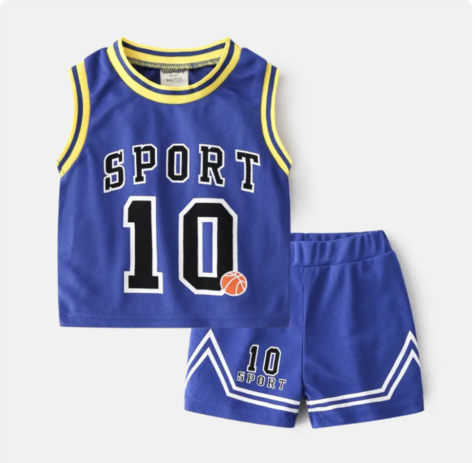 Basketball Tank and Shorts Set