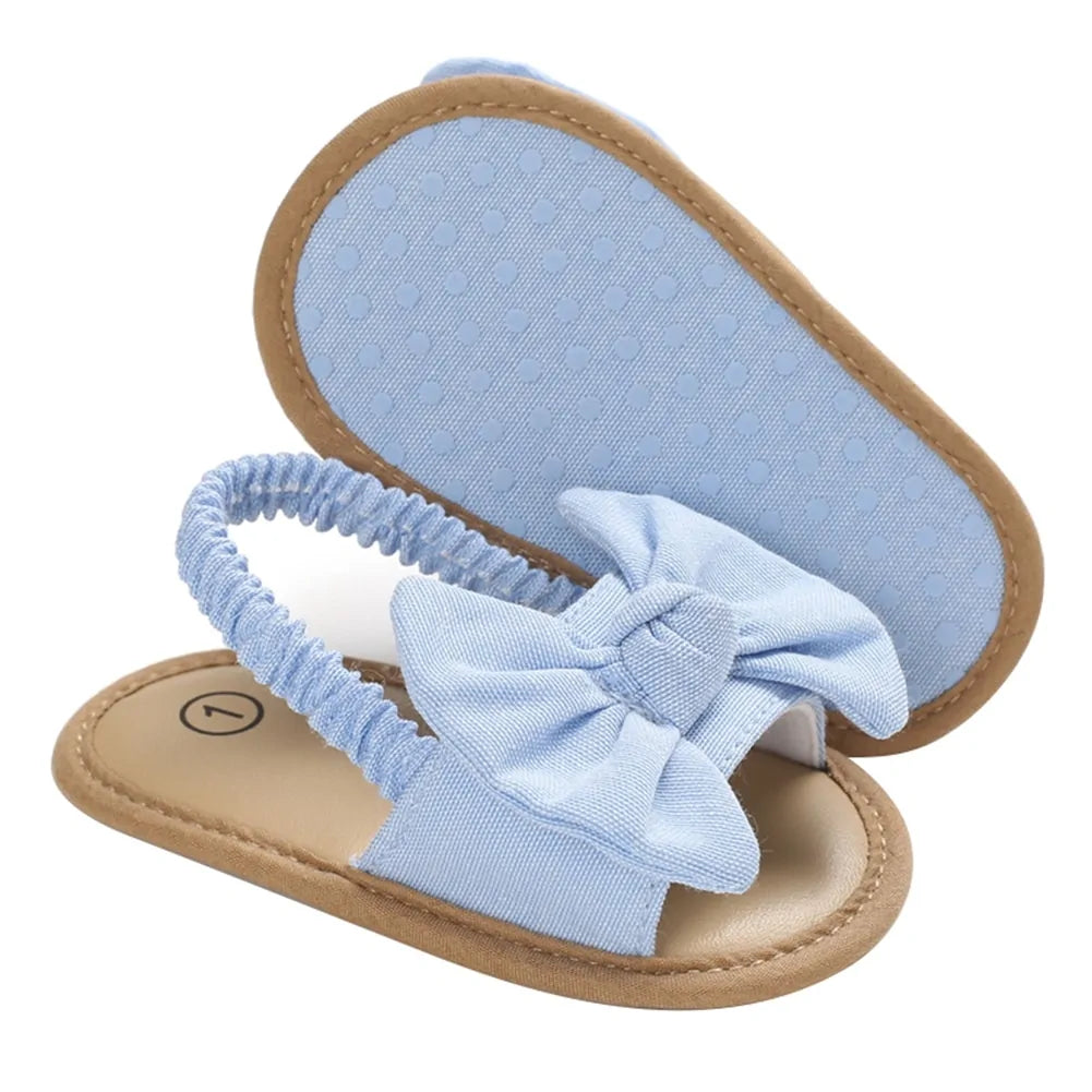 Soft Baby Bow Sandal Shoes