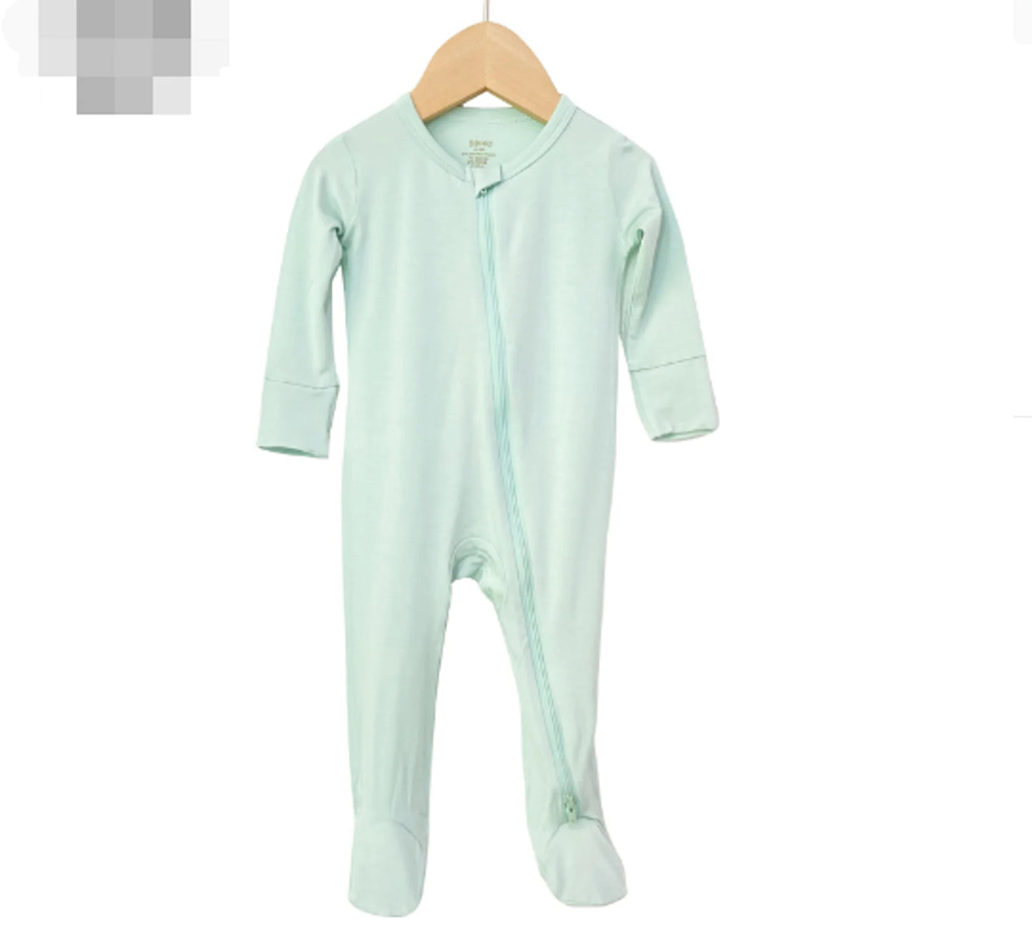 Bamboo Baby Bodysuit with Zipper