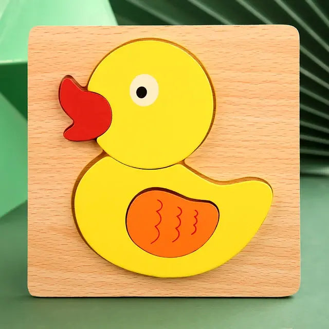 Wooden Animal Baby Puzzle