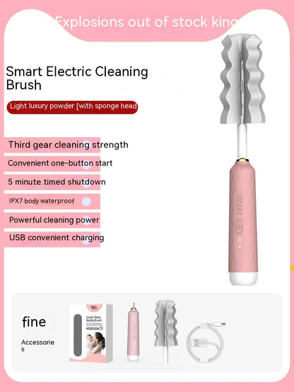 Electric Bottle and Cup Cleaning Brush